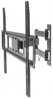 Manhattan Universal Basic LCD Full-Motion Wall Mount - Wandhalterung fr gekrmmter LCD TV / Plasmabildschirm - Stahl - Schwarz - Bildschirmgre: 94-177,8 cm (37 Zoll-70 Zoll) (461337) 