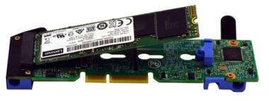 Lenovo ThinkSystem M.2 Mirroring Enablement Kit - Speicher-Controller - M.2 - SATA 6Gb/s - 600 MBps - fr ThinkSystem SD530, SN550, SR550, SR630 