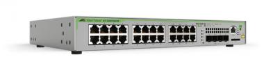 ALLIED 24 x 10/100/1000T ports and 4 x combo ports 100/1000X SFP or 10/100/1000T Copper Fixed one AC power supply EU Power Cord 