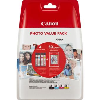 Canon CLI-581 Photo Value Pack C/M/Y/BK 