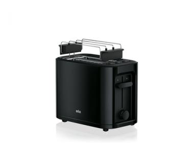 Braun HT 3010 BK PurEase 2-Scheiben-Toaster schwarz 
