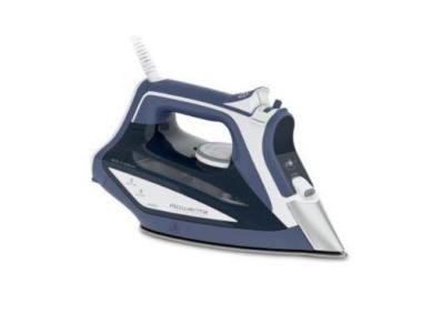 Rowenta DW5210 Trocken- &amp; Dampfbgeleisen Edelstahl-Bgelsohle 2600W Blau - Wei (4645157EG704059) 