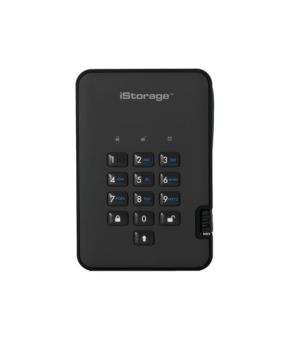 iStorage diskAshur 2 - SSD - verschlsselt - 4 TB - extern (tragbar) - USB 3.1 - FIPS 197, 256-bit AES-XTS - Phantomschwarz 
