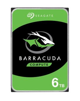 SEAGATE Desktop Barracuda 5400 6TB HDD 5400rpm SATA serial ATA 6Gb/s NCQ 256MB cache 8,9cm 3,5Zoll BLK 