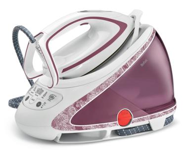 Tefal GV9560. Bgeleisen-Wattleistung: 2600 W, Max. Dampfdruck: 7,3 bar, Fassungsvermgen Wassertank: 1,9 l. Breite: 423 mm, Tiefe: 250 mm, Hhe: 289 mm. Palettenbreite: 117,5 cm, Palettenlnge: 80 cm, Palettenhhe: 120 cm (GV9560) 