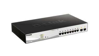 Switch 280mm D-Link DGS-1210-10MP         2*SFP/ 8*GE PoE+ retail 