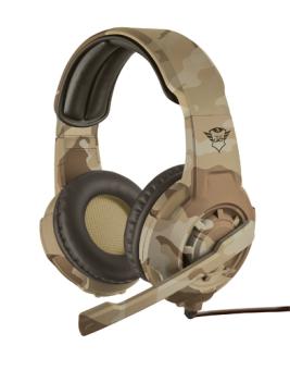 Trust GXT 310D Radius - Gaming - Headset - Full-Size - kabelgebunden - 3,5 mm Stecker - Desert Camo 