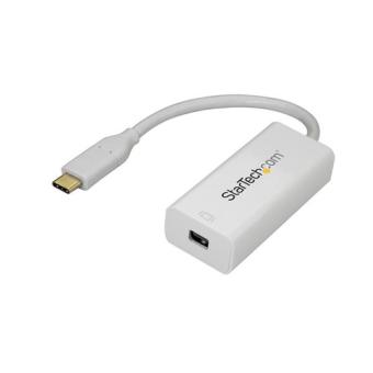 StarTech CDP2MDP USB-C Adapter USB-C Stecker (DP Alt) auf miniDP 1.2 Stecker, 0.14m, wei 