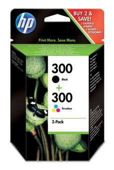 Hewlett-Packard HP 300 - Druckerpatrone - 1 x Schwarz, Gelb, Cyan, Magenta - 200 Seiten (CN637EE) 
