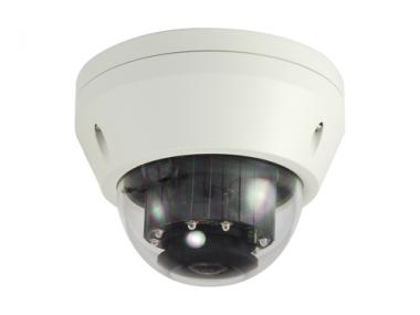 LevelOne FCS-3306 - Netzwerk-berwachungskamera - Kuppel - Auenbereich - Vandalismussicher / Wetterbestndig - Farbe (Tag&amp;Nacht) - 3 MP - 2048 x 1536 - LAN 10/100 - MJPEG, H.264, RAW, H.265 - Gleichstrom 12 V / PoE (FCS-3306) 