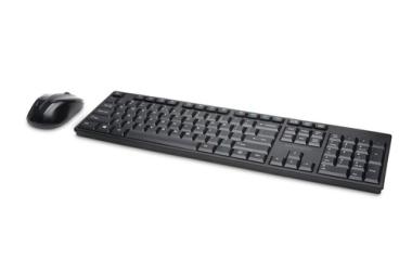 Kensington Pro Fit Low-Profile Desktop Set - Tastatur-und-Maus-Set - kabellos - 2.4 GHz - Spanisch - Schwarz 