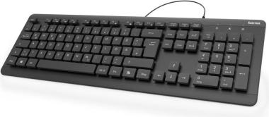 Hama KC-600 - Tastatur - USB - Deutsch - Schwarz (00182682) 