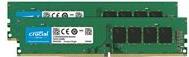 Crucial - DDR4 - 16 GB: 2 x 8 GB - DIMM 288-PIN - 3200 MHz / PC4-25600 - CL22 - 1.2 V - ungepuffert - non-ECC (CT2K8G4DFS832A) 