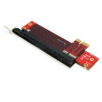 StarTech.com PCI Express x1 auf x16 Extender Adapter - PCIe Riser Verlngerung Karte - PCIe x1-zu-PCIe x16-Steckplatzadapter (PEX1TO162) 