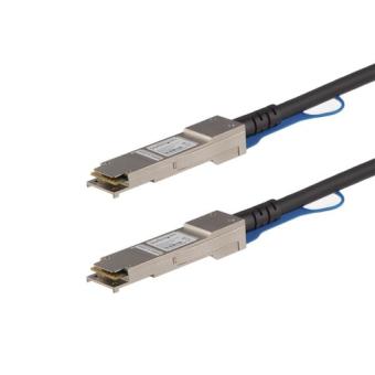 StarTech.com 3m Juniper QFX-QSFP-DAC-3M kompatibel - QSFP+ Direktverbindungskabel - 40G QSFP+ Kabel - Passives Twinax Kabel - QSFP Kabel - 40GBase Direktanschlusskabel - QSFP+ eingerastet bis QSFP+ eingerastet - 3 m - twinaxial - SFF-8436 - passiv - Schwa 
