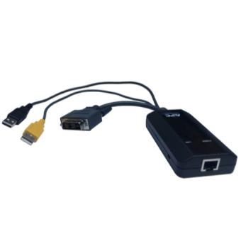 APC KVM 2G SERVER MODULE, DVI WITH VIRTUAL MEDIA AND CAC - KVM-Extender - USB - TAA-konform 
