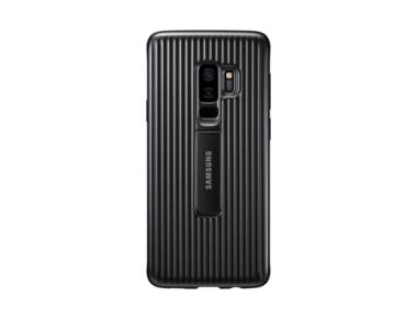 Samsung Protective Standing Cover EF-RG965 - Hintere Abdeckung fr Mobiltelefon - Schwarz - fr Galaxy S9+ (EF-RG965CBEGWW) 