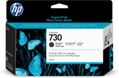 HP 730 130 ml Tinte Matt Schwarz 