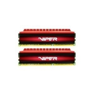 Patriot Memory Patriot Extreme Performance Viper 4 Series - DDR4 - 16 GB : 2 x 8 GB - DIMM 288-PIN - 3000 MHz / PC4-24000 - CL16 - 1.35 V - ungepuffert - nicht-ECC - Schwarz / Rot (PV416G300C6K) 
