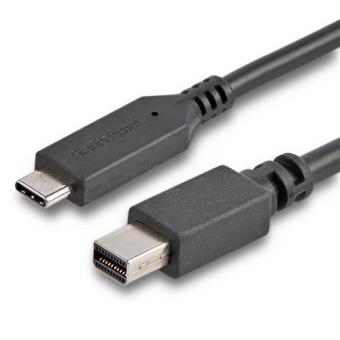 Startech USB-C zu Mini Displayport Kabel 1,8m St./St. schwarz 