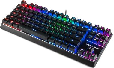 Modecom LANPARTY RGB USB QWERTY US International Schwarz (K-MC-LANPARTY-U-RGB-BROWN) 