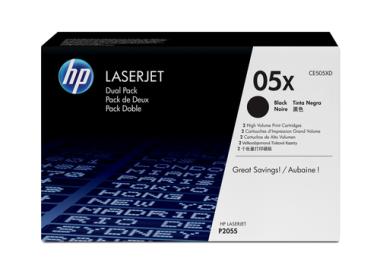 HP CE505XD Dual Pack Toner Schwarz 