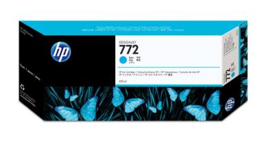 HP 772 Original Tinte cyan Standardkapazitt 300ml 1er-Pack 