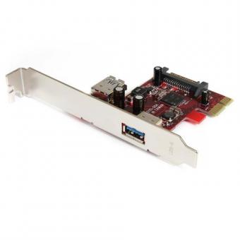 StarTech.com 2 Port USB3.0 SuperSpeed PCI Express Schnittstellenkarte mit UASP Untersttzung - USB-Adapter - PCI Express 2,0 Low Profile - USB, USB2.0, USB3.0 - 2 Anschlsse - fr P/N: SM2NGFFMBU33 (PEXUSB3S11) 