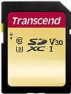 Transcend 500S - Flash-Speicherkarte - 128 GB - Video Class V30 / UHS-I U3 / Class10 - SDXC UHS-I 