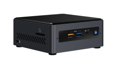 Intel NUC Kit NUC7CJYH Mini-PC Celeron J4005 HD Graphics 600 