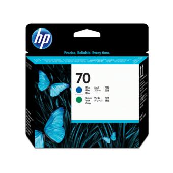 Hewlett-Packard HP 70 - Druckkopf - 1 x Blau, grn (C9408A) 