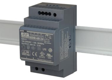 D-Link DIS-H60-24 60W Industrie Netzteil Ultra slim design with 17,5mm 1SU width 