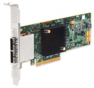 LSI HBA SAS/SATA 9207-8e SGL  8-Port extern  6Gb/s 