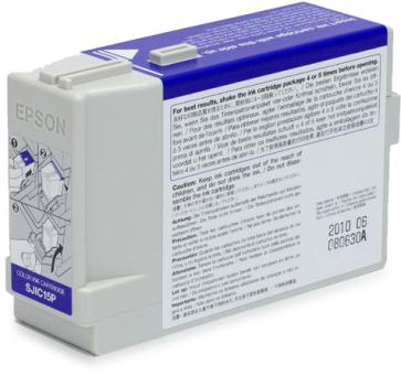 Epson Farbpatrone Farbpatrone (3-farbig), Inhalt: 78,9 ml, fr Epson ColorWorks C3400 (C33S020464) 
