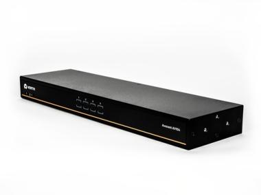 VERTIV 4-port rackmount or desktop single-user KVM switch 