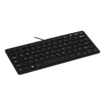 R-GO Compact-Tastatur Nordic-Layout schwarz 