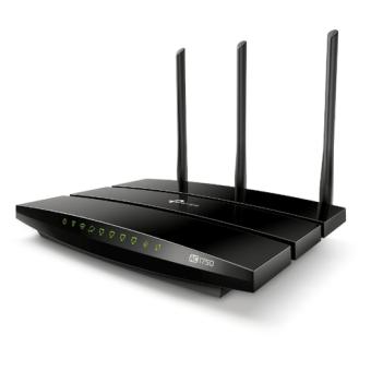 TP-LINK AC1750 Dual-Band Wi-Fi Router, 1300Mbps at 5GHz + 450Mbps at 2.4GHz, 5 Gigabit Ports, 1 USB 2.0, 3 antennas, IPTV, Access Point Mode, VPN Server, IPv6 Ready, Tether App, Cloud support (ARCHER A7) 
