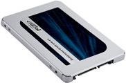 Crucial MX500 - SSD - verschlsselt - 2 TB - intern - 2.5 Zoll (6.4 cm) - SATA 6Gb/s - 256-Bit-AES - TCG Opal Encryption 2.0 