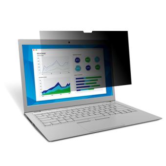 3M Blickschutzfilter for 12.5 Zoll Widescreen Laptop - Standard Fit - Notebook-Privacy-Filter - 31,8 cm Breitbild (12.5 Zoll Diagonale) - Schwarz (7100168267) 