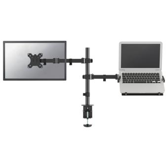 NewStar FPMA-D550NOTEBOOK - Verstellbarer Arm fr LCD-Display/Notebook - Schwarz - Bildschirmgre: 25.4-81.3 cm (10 Zoll-32 Zoll) - Tischmontage (optional) 