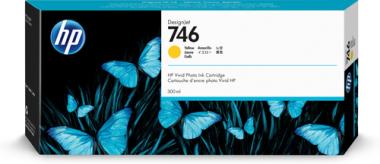 HP 746 300-ml Yellow Ink Cartridge 