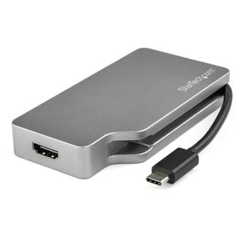 StarTech CDPVDHDMDPSG USB-C Multiport Adapter USB-C St. (DP Alt) -> HDMI / DVI-I SL / VGA / miniDP Buchse 