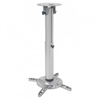 Profi Deckenhalterung fr Beamer, ausziehbar, 50-77cm, Silber (ICA-PM-104M) 