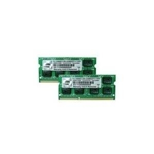 G.Skill SQ Series - Memory - 8 GB : 2 x 4 GB - SO-DIMM, 204-polig - DDR3 - 1333 MHz / PC3-10666 - CL9 - ungepuffert - nicht-ECC (F3-10666CL9D-8GBSQ) 