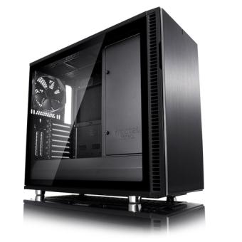 Geh FRACTAL DESIGN DEFINE R6 Blackout Tempered Glas USB-C 