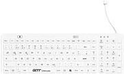 GETT TKG-110-GCQ-MED-AM-IP68-BACKL-WHITE-USB - Tastatur - hinterleuchtet - USB - Deutsch - wei 