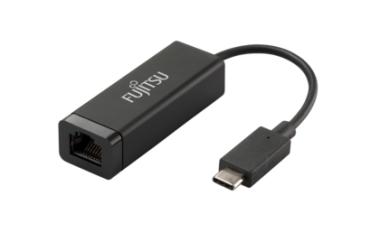 Fujitsu - Netzwerkadapter - USB-C 3.1 - Gigabit Ethernet - Schwarz - fr ESPRIMO D738/E94+, D958/E94+ 