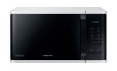 Samsung MG23K3513AW/EG 23l, Grill MWO, Tasten, Keramik Emaille, Quick Defrost, wei 