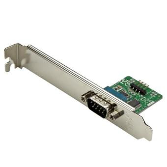 StarTech.com 60cm Internes USB 10 Pin Header auf Serielles RS232 - DB9 Slotblech - Serieller Adapter - USB2.0 Low Profile - RS-232 (ICUSB232INT1) 