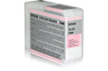 EPSON T580 Tinte vivid hell magenta Standardkapazitt 80ml 1er-Pack 